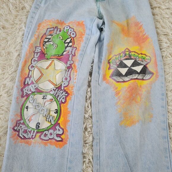 Flippo Vintage Stonewash Graphic Denim - Picture 6 of 8